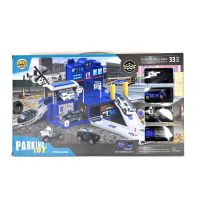 Alltoys Policajný hrací set + 4 autíčka 2