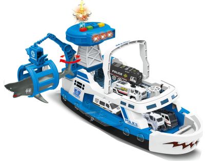 Alltoys Policajná loď hrací set chyť žraloka - Poškodený obal