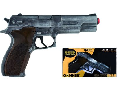 Alltoys policajná pištoľ Gold - Poškodený obal