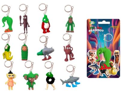 Alltoys Prívesok na kľúče Brainrot 3D 7 cm