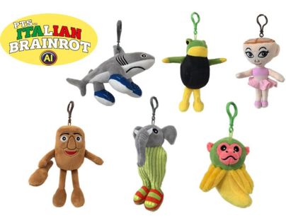 Alltoys Prívesok plyšový Brainrot 10 cm