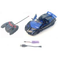 Alltoys RC Auto 1 : 14 závodné auto 28 cm dobíjacie čiernomodré