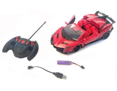 Alltoys RC Auto 1 : 14 závodní vozidlo 28 cm červené
