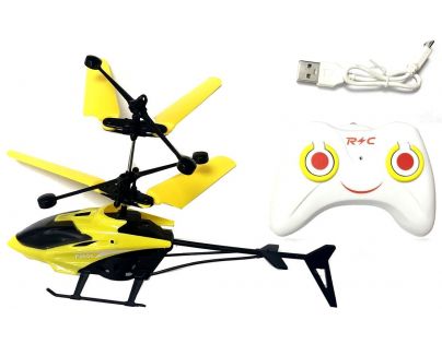Alltoys RC Helikoptéra 17 cm žltá