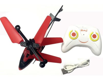 Alltoys RC Helikoptéra 17 cm červená