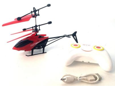 Alltoys RC Helikoptéra 17 cm červená