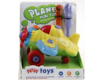 Alltoys Šroubovací letadlo 15cm