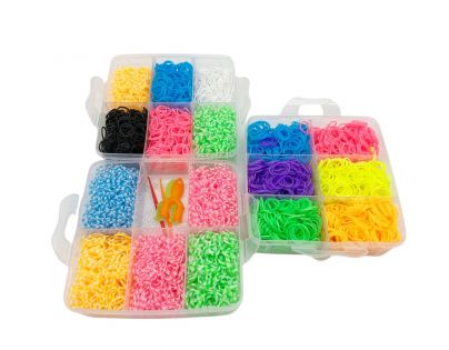 Alltoys Sada gumičiek 3 000 ks na výrobu náramkov Loom Band