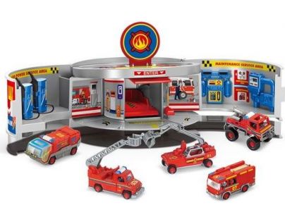 Alltoys Servisná stanica Car Wax pre autá Hasiči