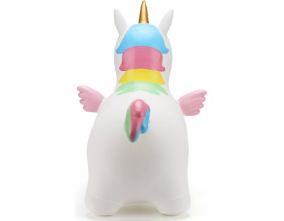 Alltoys Skákacie zvieratko Biely jednorožec