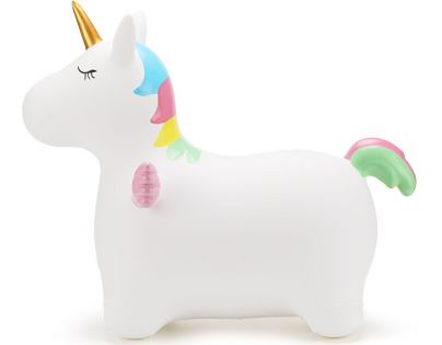 Alltoys Skákacie zvieratko Biely jednorožec