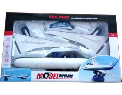 Alltoys Skladacie lietadlo s funkciou simulovaného vzletu