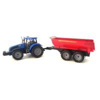 Alltoys Traktor s valníkom modrý