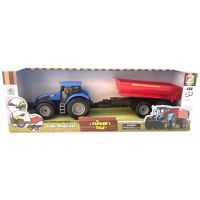 Alltoys Traktor s valníkom modrý 2