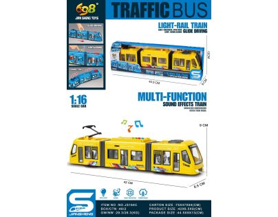 Alltoys Električka žltá 1 : 16 - Poškodený obal