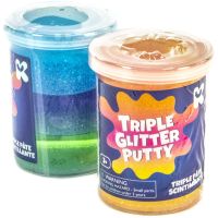 Alltoys Trojfarebný sliz v kelímku