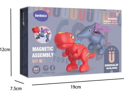 Alltoys Tyranosaurus skládací magnetický