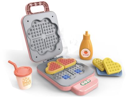 Alltoys Vaflovač ružový s doplnkami