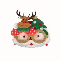 Alltoys Vianočné okuliare s trblietkami 17x14 cm 2