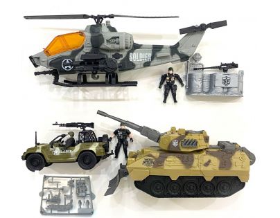 Alltoys Veľká vojenská sada tank - Poškodený obal