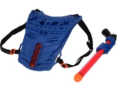 Alltoys Vodná sada pumpovacej pištole 33 cm s vestou modrý štít