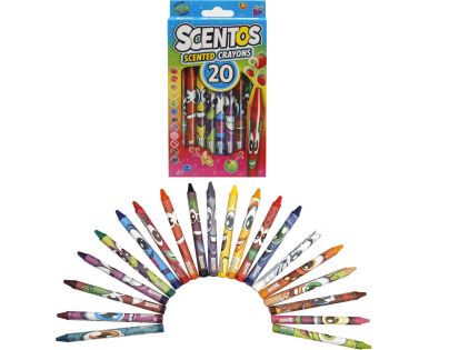Alltoys Voňavé voskovky Scentos 20 ks