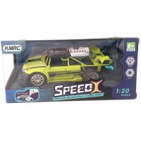 Alltoys Závodné RC auto s efektom dymu zelené 2