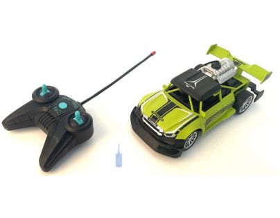 Alltoys Závodné RC auto s efektom dymu zelené