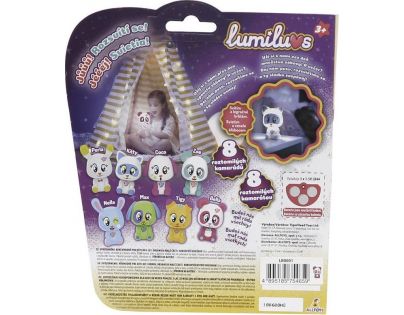 Alltoys Zvieratko Lumiluvs panda ružová