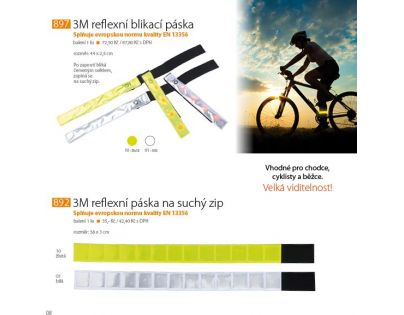 Altima Reflexná páska na suchý zips 3M