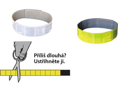 Altima Reflexná páska na suchý zips 3M