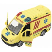 Ambulancie 20 cm so zvukom so svetlom žltá 2