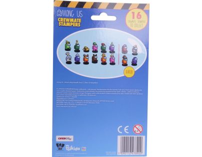 AmongUs Crewmate Figurky razítka 1 pack růžové