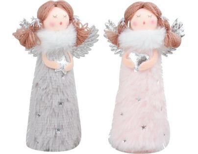 Anděl Anjelik na postavenie plyšový 13 cm