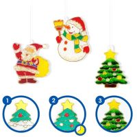 Anděl Přerov Farby na sklo - Vianočná sada 10 farieb 10,5 ml + 12 sklíčok 5