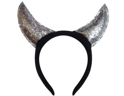 Anděl Přerov Čelenka s trblietkami Čertovské rohy strieborné