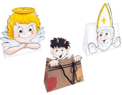 Anděl Přerov Mikulášske vrecko papierové 22 x 22 cm