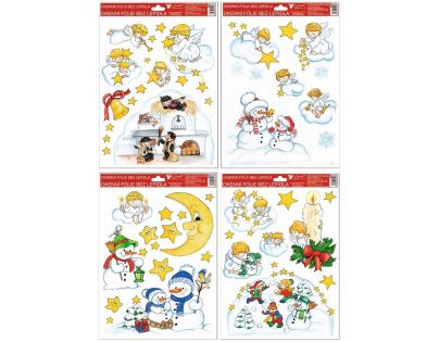 Anděl Přerov Okenné fólie tradičné Čerti na peci 33,5 x 26 cm