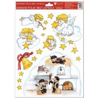 Anděl Přerov Okenné fólie tradičné Čerti na peci 33,5 x 26 cm 2