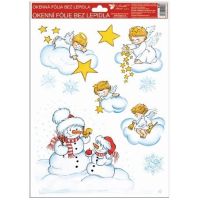 Anděl Přerov Okenné fólie tradičné Čerti na peci 33,5 x 26 cm 3