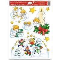 Anděl Přerov Okenné fólie tradičné Čerti na peci 33,5 x 26 cm 5