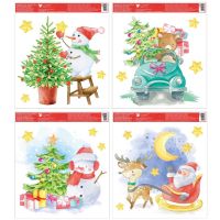 Anděl Přerov Okenné fólie vianočná 30 x 33,5 cm