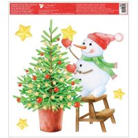 Anděl Přerov Okenné fólie vianočná 30 x 33,5 cm 2