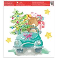 Anděl Přerov Okenné fólie vianočná 30 x 33,5 cm 3