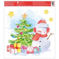 Anděl Přerov Okenné fólie vianočná 30 x 33,5 cm 4