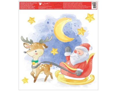 Anděl Přerov Okenné fólie vianočná 30 x 33,5 cm