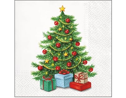 Anděl Přerov Papierové servítky vianočné, trojvrstvové 33 x 33 cm, 20 ks