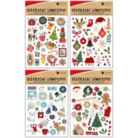 Anděl Přerov Samolepky s vianočnými motívmi 8 x 14,5 cm