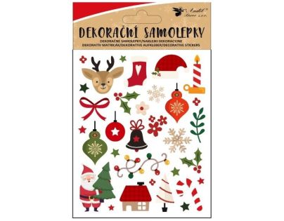 Anděl Přerov Samolepky s vianočnými motívmi 8 x 14,5 cm
