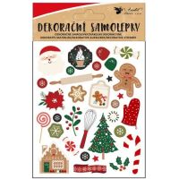 Anděl Přerov Samolepky s vianočnými motívmi 8 x 14,5 cm 5